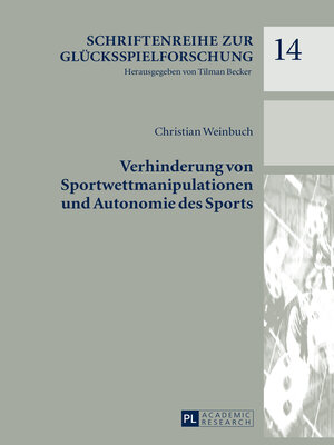 cover image of Verhinderung von Sportwettmanipulationen und Autonomie des Sports